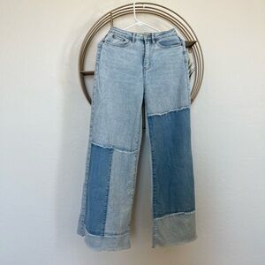 Almost Famous Two-Tone Blue Women's Flare Jeans